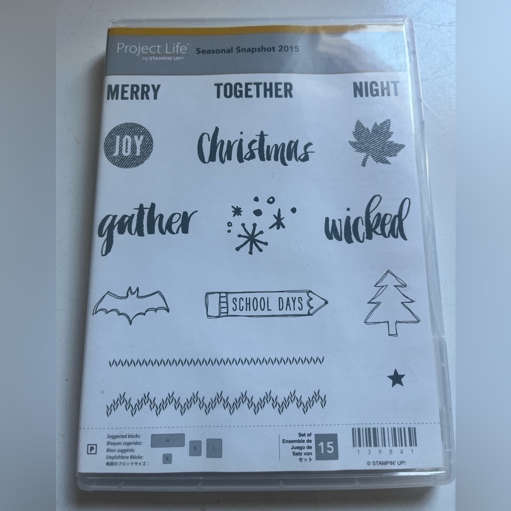 Project Life by Stampin' Up! Seasonal Snapshot 15 stamps